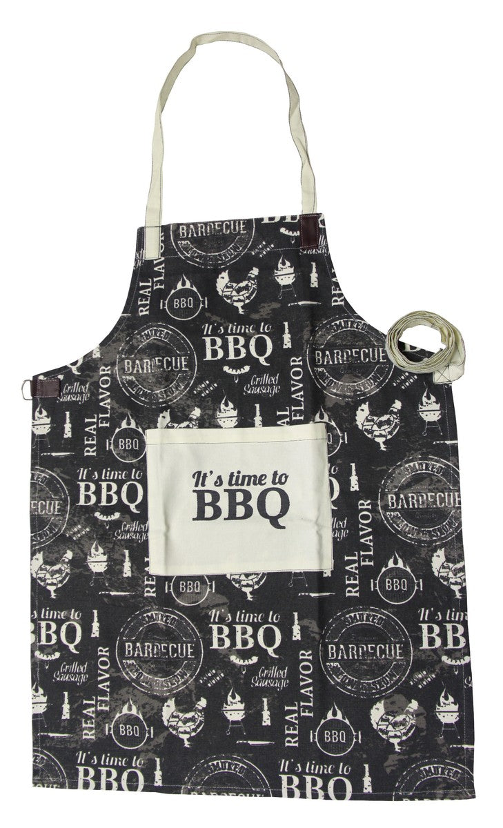 Denim BBQ Schürze Baumwolle Grillschürze Trägerschürze Kochschürze Latzschürze