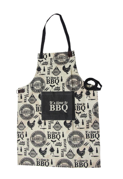 Denim BBQ Schürze Baumwolle Grillschürze Trägerschürze Kochschürze Latzschürze