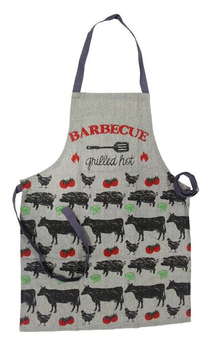 Barbecue Schürze Baumwolle Grillschürze Kochschürze Latzschürze BBQ