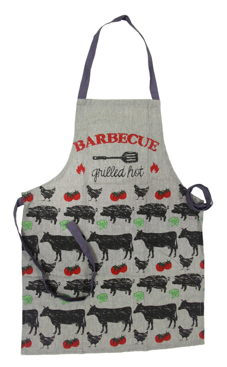 Barbecue Schürze Baumwolle Grillschürze Kochschürze Latzschürze BBQ
