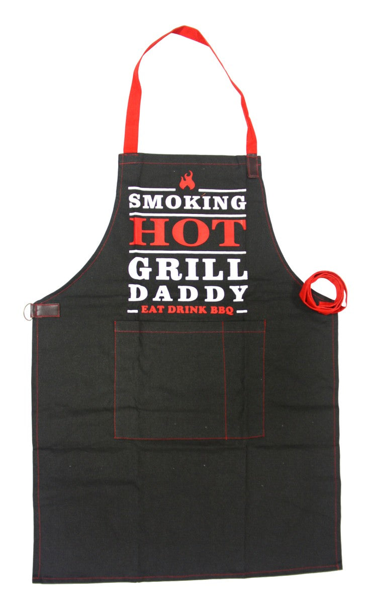 Grillschürze Schürze Baumwolle Barbecue Kochschürze Latzschürze BBQ