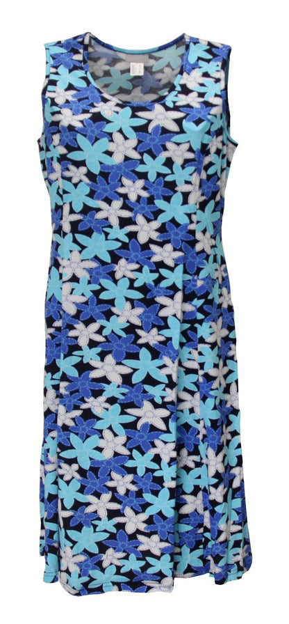 Sommerkleid Kleid Hauskleid Gartenkleid Strandkleid Jersey