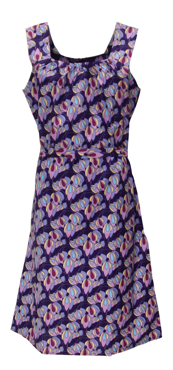 Sommerkleid Kleid Hauskleid Gartenkleid Strandkleid Satin