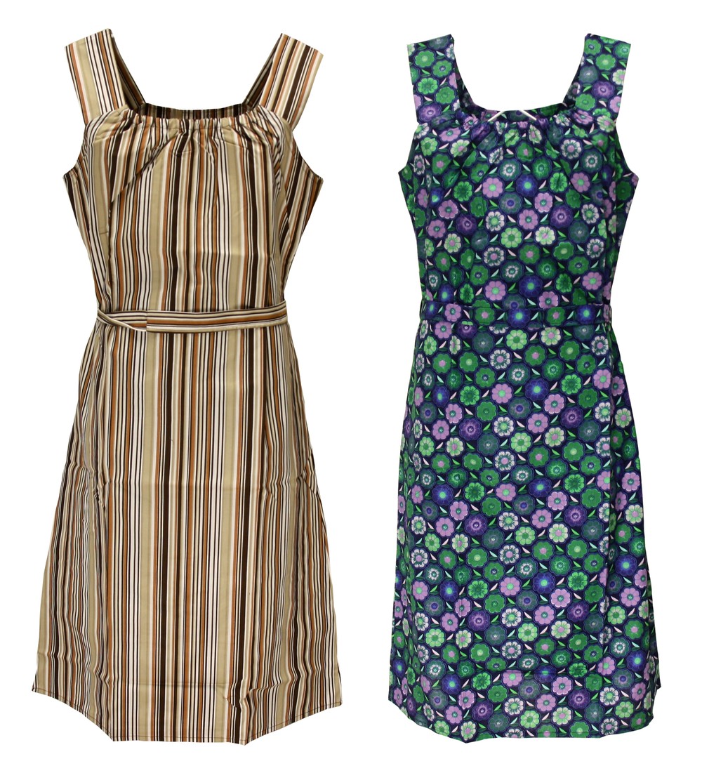 Sommerkleid Kleid Hauskleid Gartenkleid Strandkleid Baumwolle