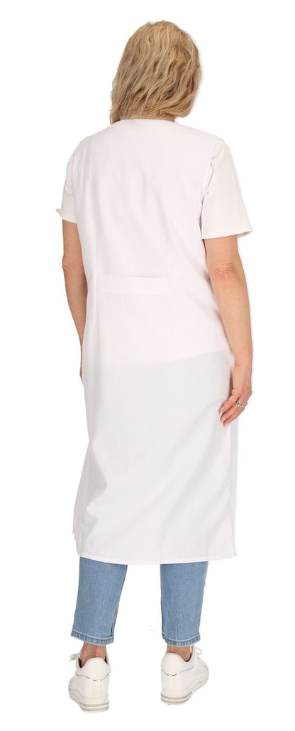 Reißverschlusskittel RV Kittel Hauskleid Schürze Kochschürze