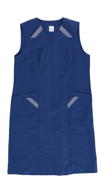 Reißverschlusskittel RV Kittel Hauskleid Schürze Kochschürze
