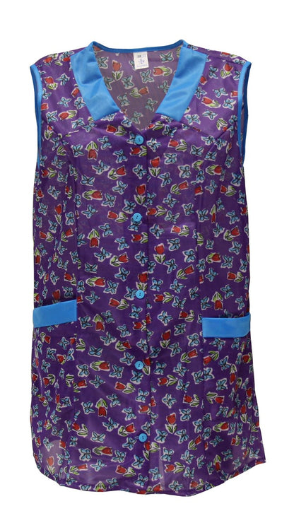 7/8 Kasack 85 cm Dederon Kittel kurz Schürze Polyester
