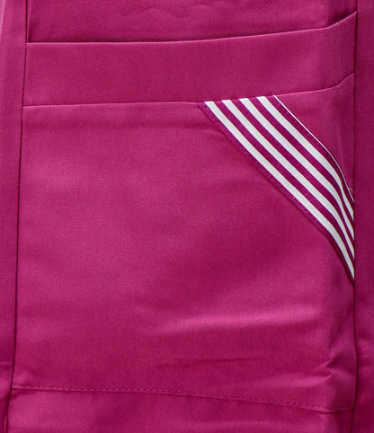 Damen Knopfkittel Kittel Schürze Baumwolle/Polyester Schürze Arbeitskittel