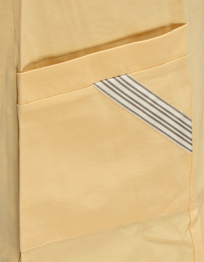 Damen Knopfkittel Kittel Schürze Baumwolle/Polyester Schürze Arbeitskittel