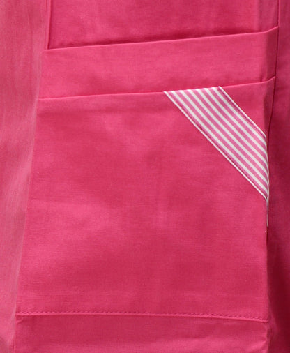 Damen Knopfkittel Kittel Schürze Baumwolle/Polyester Schürze Arbeitskittel