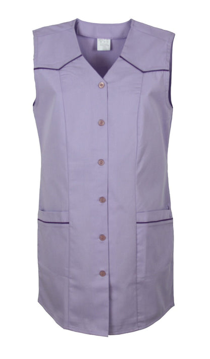 7/8- Kasack einfarbig Schürzen Kittel kurz Grillen Hausarbeit Kochschürzen