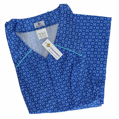 Reißverschluss Kittel RV Hauskleid Baumwolle Schürze Kochschürze