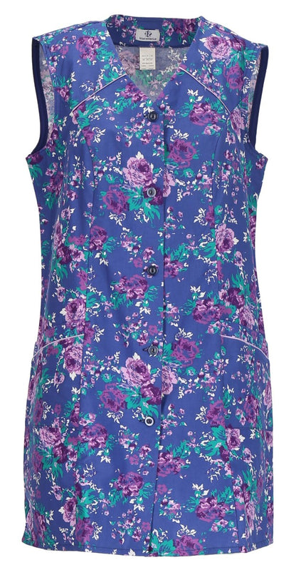 7/8 tunic cotton colorful apron short sleeveless chef's apron