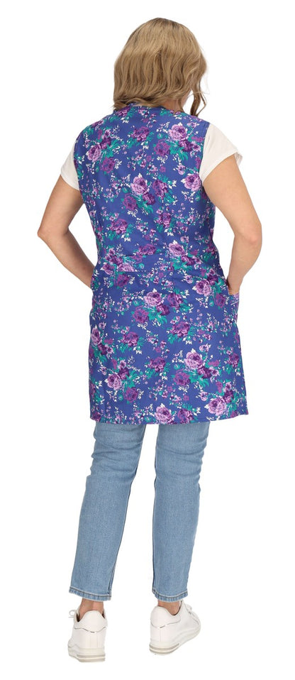 7/8 tunic cotton colorful apron short sleeveless chef's apron
