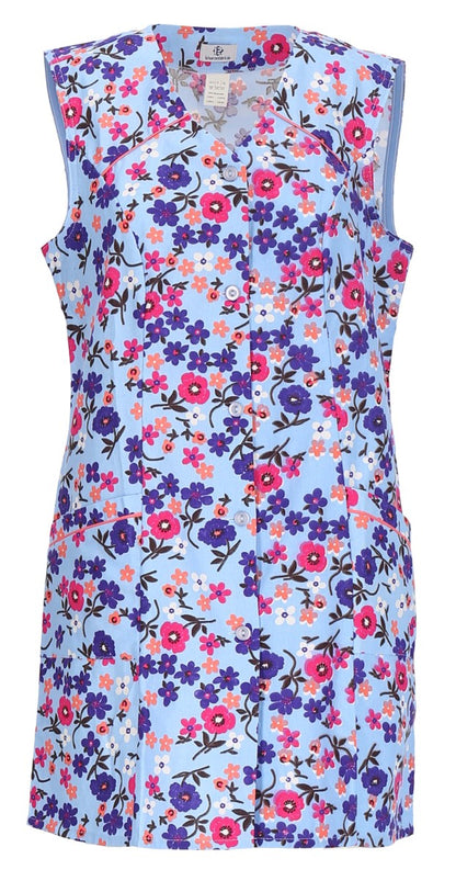 7/8 tunic cotton colorful apron short sleeveless chef's apron