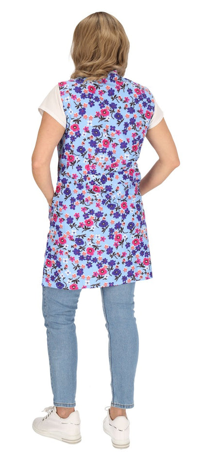 7/8 tunic cotton colorful apron short sleeveless chef's apron
