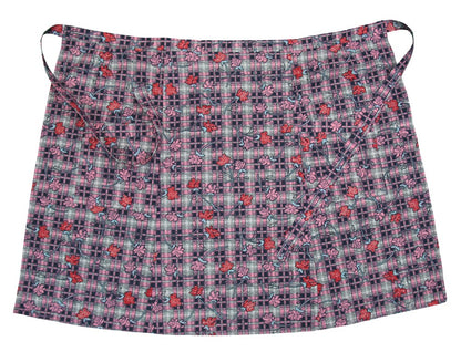 Schuerzenfabrik Küchenschürze Halbschürze 2 Taschen 59x89 cm Baumwolle