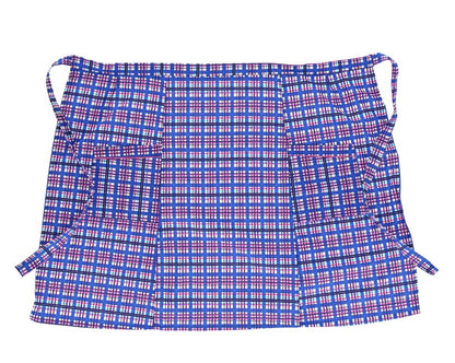 Schuerzenfabrik Küchenschürze Halbschürze 2 Taschen 59x89 cm Baumwolle