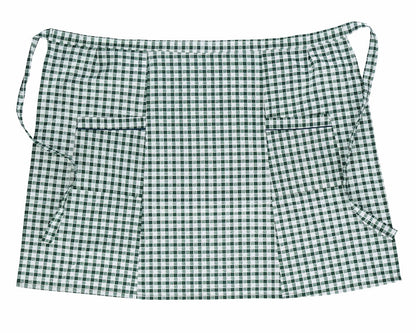 Schuerzenfabrik Küchenschürze Halbschürze 2 Taschen 59x89 cm Baumwolle