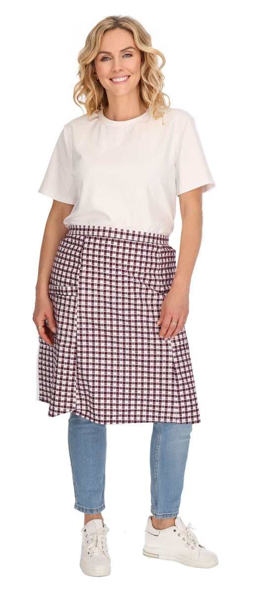 Apron Factory Kitchen Apron Half Apron 2 Pockets 59x89 cm Cotton