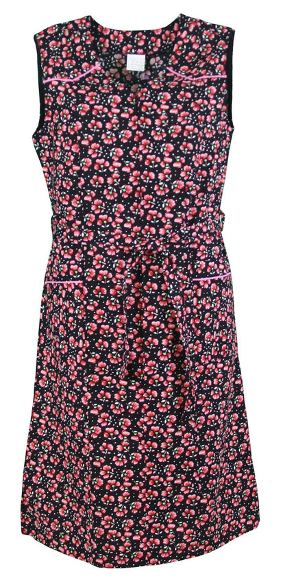 Zipper Smock House Dress Cotton Apron Cooking Apron Kitchen Apron