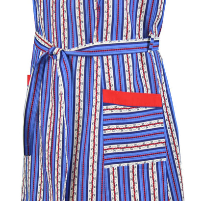 Zipper Smock House Dress Cotton Apron Cooking Apron Kitchen Apron