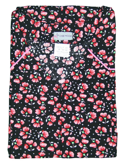 Zipper Smock House Dress Cotton Apron Cooking Apron Kitchen Apron