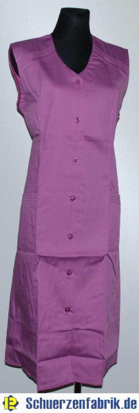 Damenkittel Kittel Schürze ohne Arm Baumwolle/Polyester