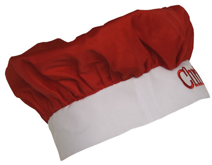 Chef's Hat Mushroom Cap Christmas Hat Cooking Embroidered Kitchen Restaurant