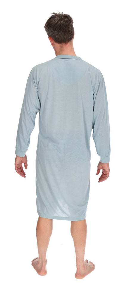 Men's Nightshirt Long Sleeve Nightgown Sleepwear