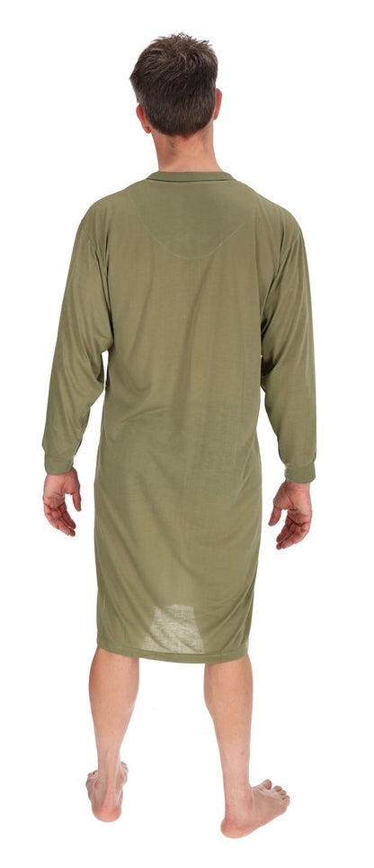 Men's Nightshirt Long Sleeve Nightgown Sleepwear
