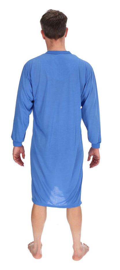 Men's Nightshirt Long Sleeve Nightgown Sleepwear