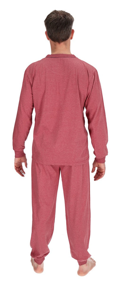 Pajamas Men's long Shirt+Pants Sleepwear Nightwear