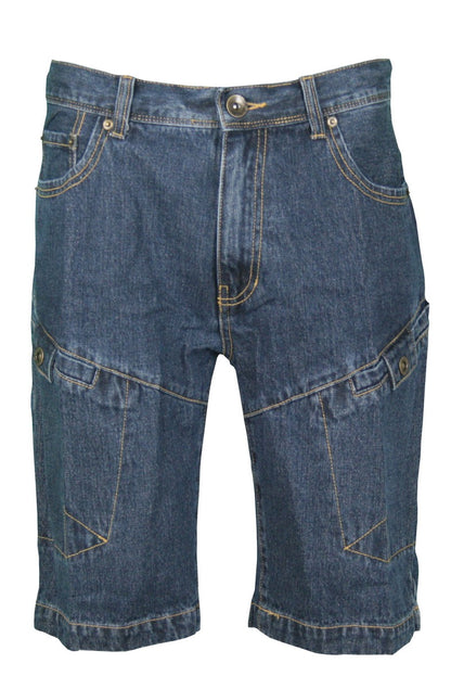 Jeanshose Herren kurz Jeansshorts im 5-Pocket-Design Shorts 100% Baumwolle