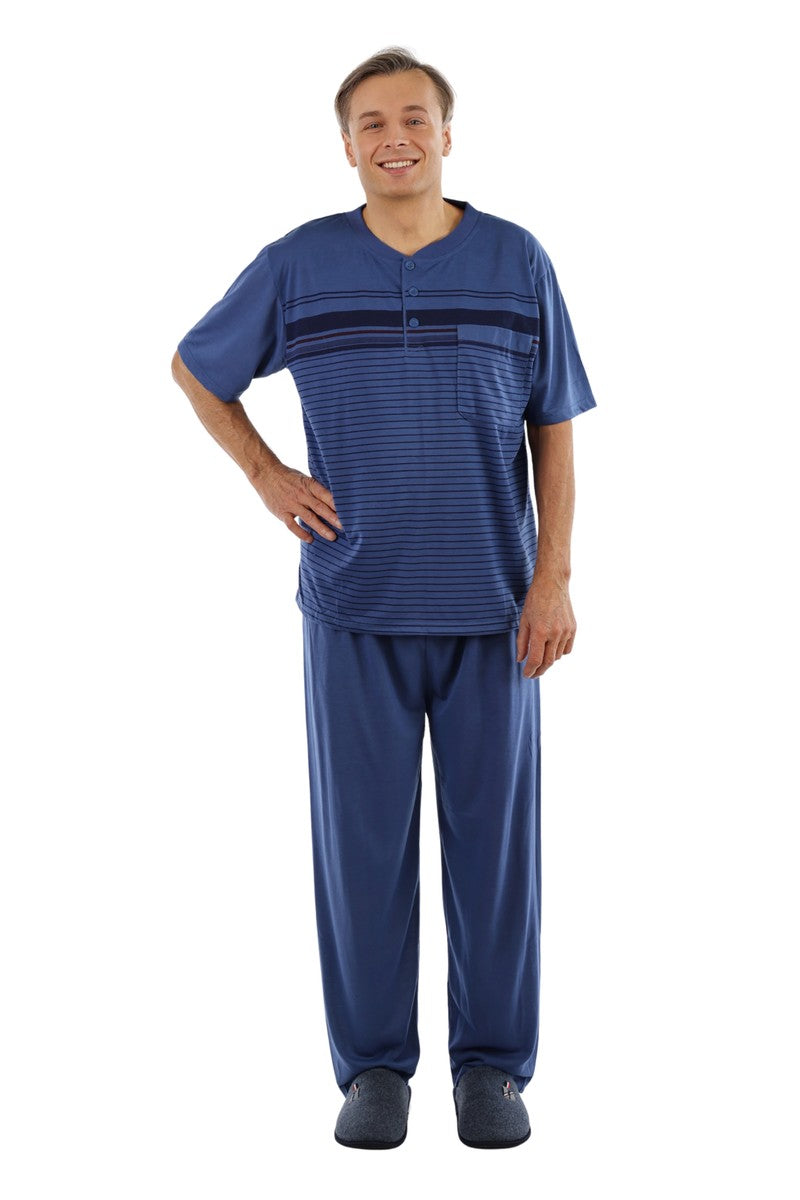 Men's Long Pyjamas Sleepwear Nightwear