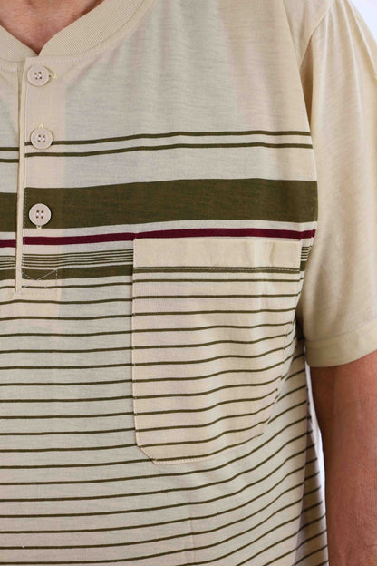 Pyjama Herren lang Schlafanzug Schlafkleidung Nachtwäsche