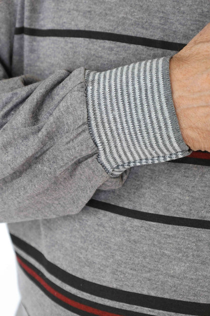 Pyjama Herren lang Schlafanzug Schlafkleidung Nachtwäsche