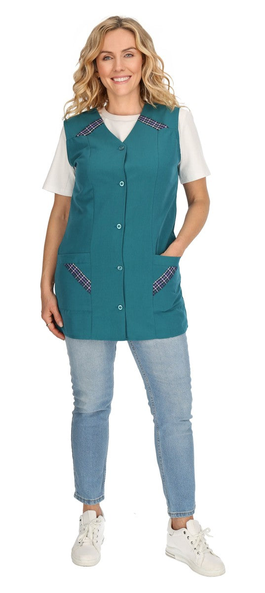 Tunic Pants, Solid Color Tunic, Aprons, Short Coat, Grilling, Housework, Cooking Aprons