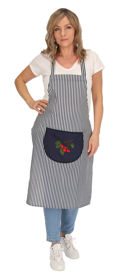 Latzschürze Baumwolle mit Motiv Trägerschürze Schürze Grillschürze Kochschürze