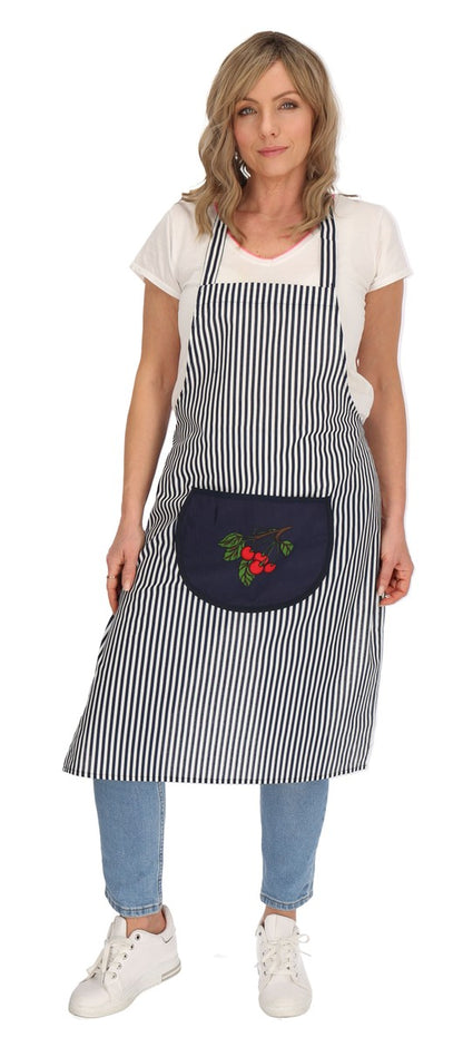 Latzschürze Baumwolle mit Motiv Trägerschürze Schürze Grillschürze Kochschürze