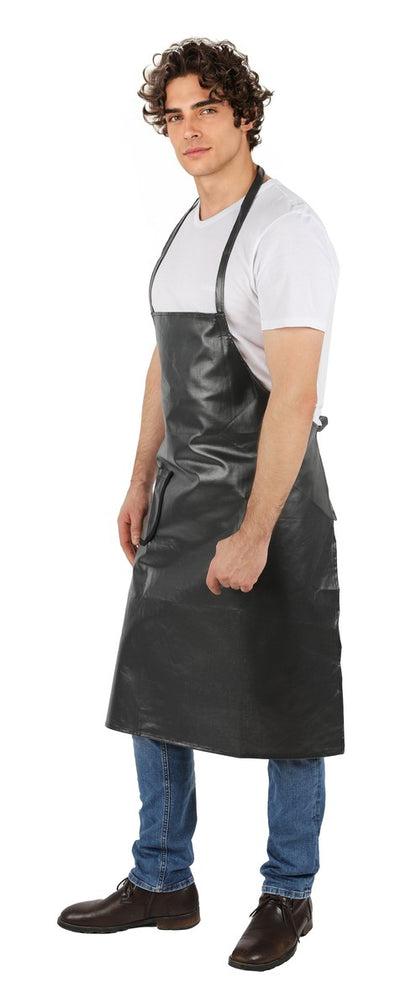 Bib Apron Cotton Coated Waterproof Strap Apron Apron Chef Apron