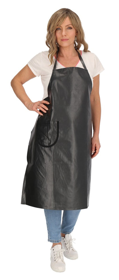 Bib Apron Cotton Coated Waterproof Strap Apron Apron Chef Apron