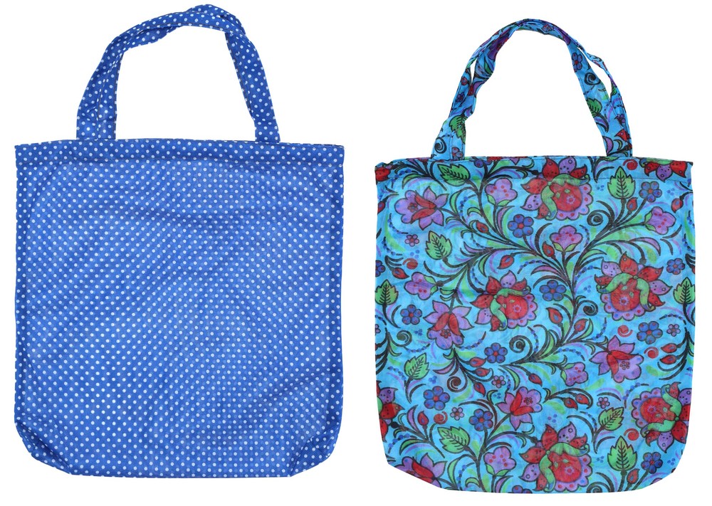 Dederon Bag Set of 2 Shopping Bag Fabric Bag 10 L Washable 40 °C
