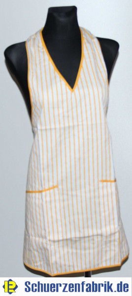 Bib Apron Apron Grilling Apron yellow striped Baker