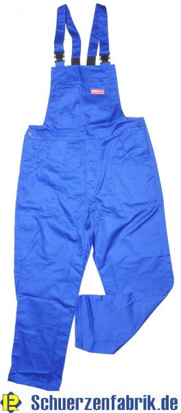 Herren Arbeitshose Latzhose Hose kornblau blau Größe 46 - 60