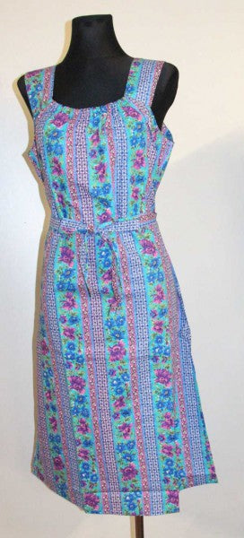 Kleid Trägerkleid Hauskleid Gartenkleid Strandkleid Baumwolle