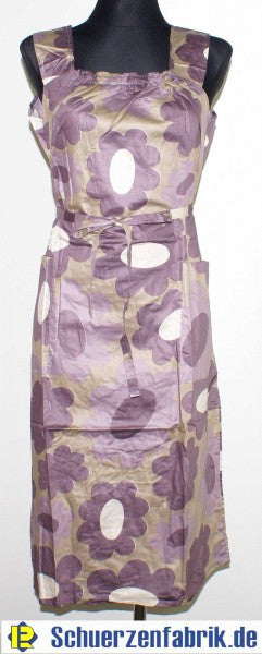 Kleid Trägerkleid Hauskleid Gartenkleid Strandkleid Satin