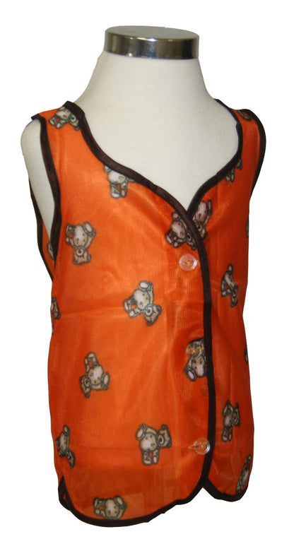 Children's apron, front-buttoning, Dederon, painting apron, baking, eating