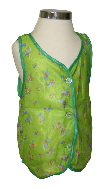 Children's apron, front-buttoning, Dederon, painting apron, baking, eating