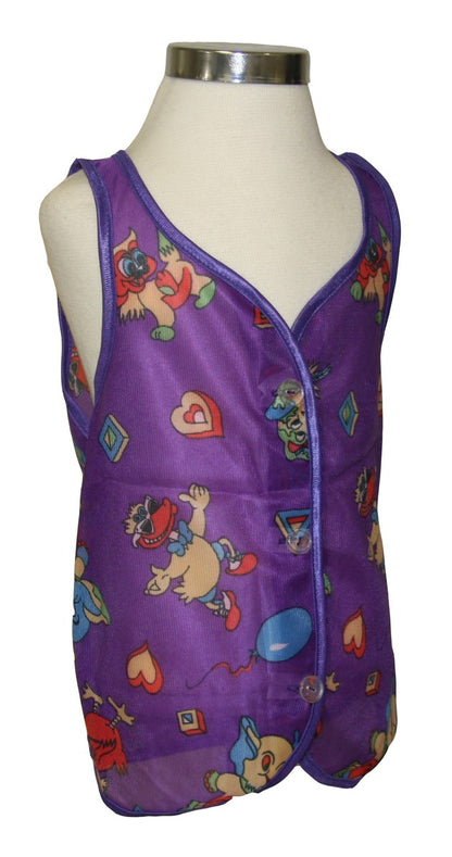 Children's apron, front-buttoning, Dederon, painting apron, baking, eating
